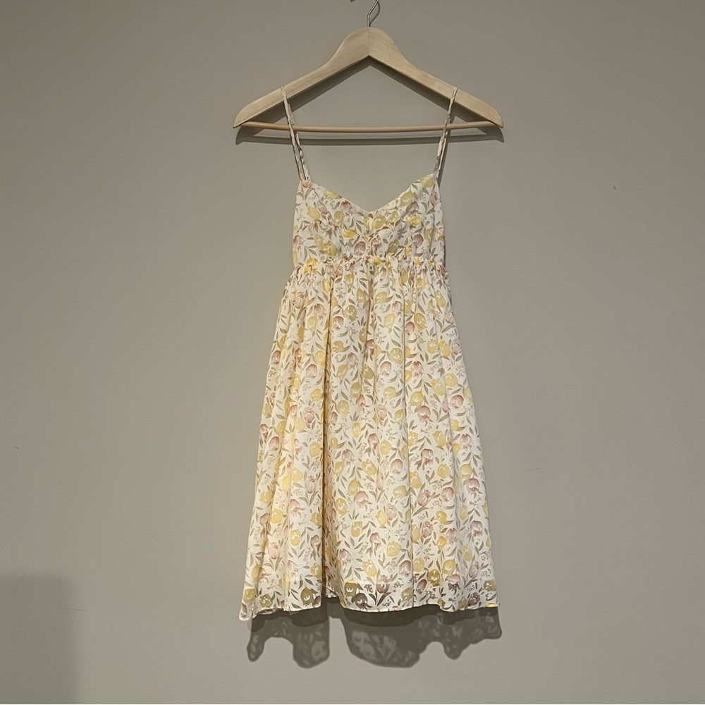 Lemon Flowy Dress